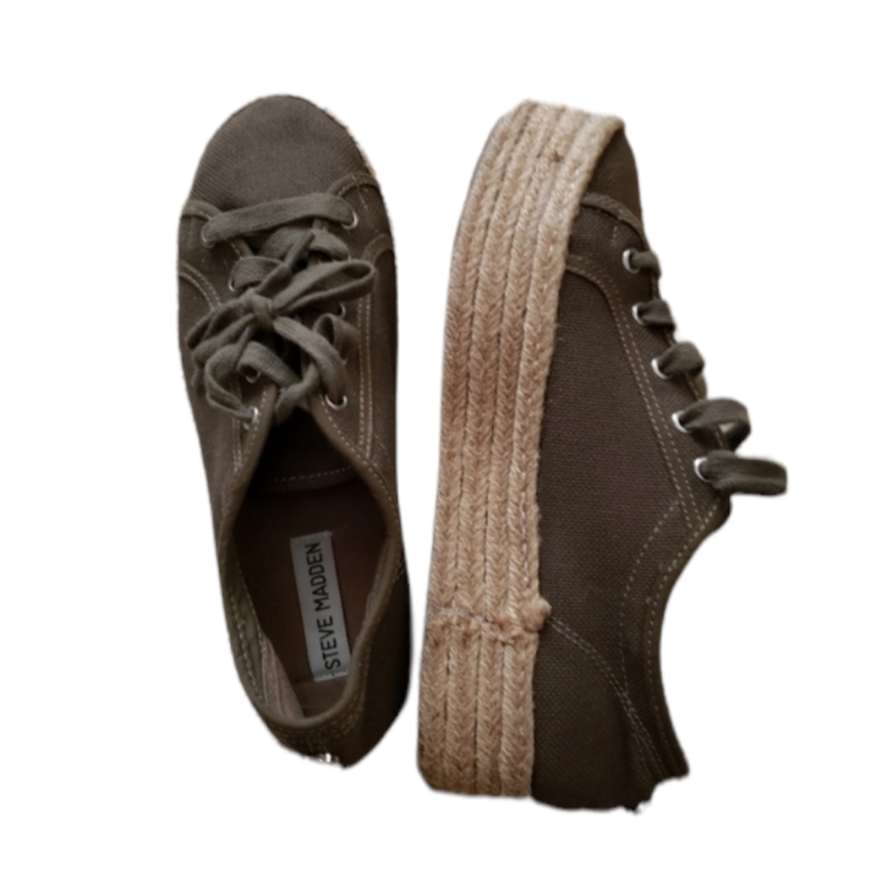 Steve Madden Canvas Platform